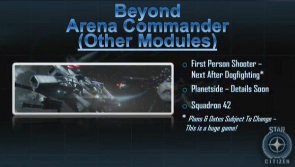 Star Citizen – nadchodzące moduły.