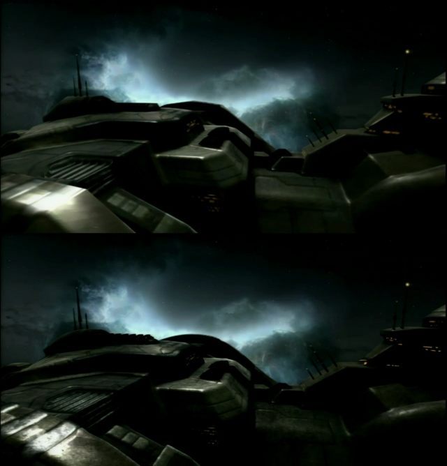 Porównanie oprawy graficznej w EVE Online korzystającym z DirectX 9 i DirectX 11 (obrazek z dema technologicznego z ubiegłego roku). - EVE Online – dodatek Rubicon wprowadzi wsparcie dla DirectX 11 - wiadomość - 2013-10-10