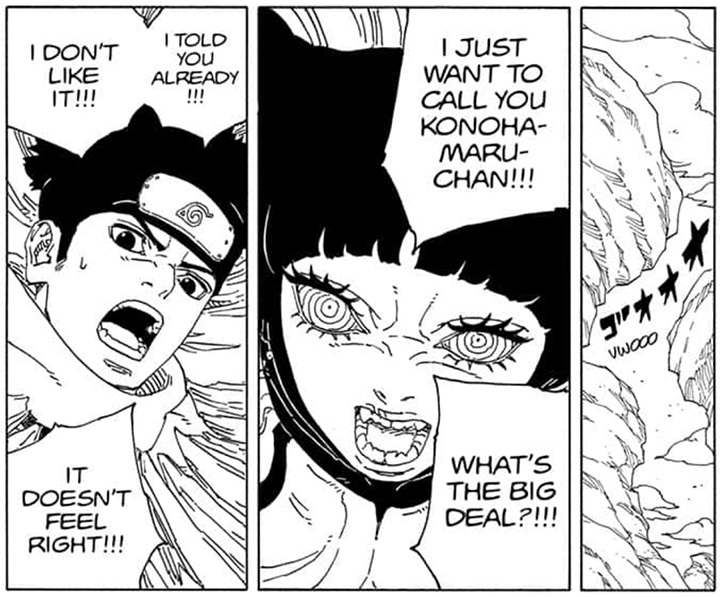 Boruto: Two Blue Vortex, Masashi Kishimoto i Mikio Ikemoto, Shueisha, 2023 - „Jest głupi jak but”. Po 19 rozdziale Boruto: Two Blue Vortex fani zaczęli wątpić w predyspozycje tej postaci do bycia ninja - wiadomość - 2025-02-20