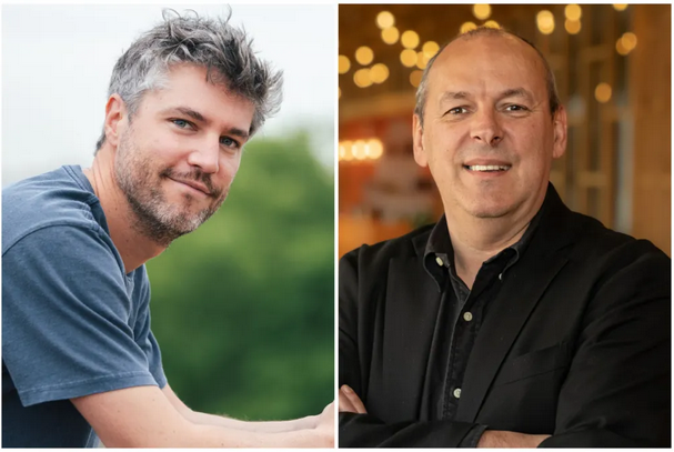 Charlie Guillemot (syn Yvesa) oraz Christophe Derennes. Źródło: Ubisoft