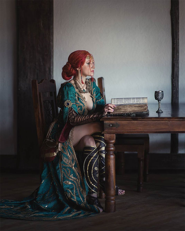 Najlepsze cosplaye - Triss z gry Wiedźmin 3 - ilustracja #5