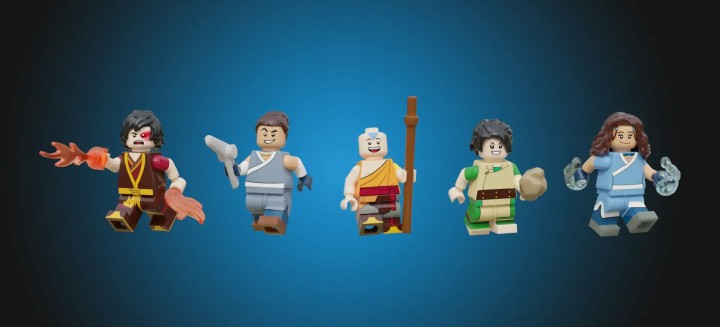 W zestawie jest pięć figurek – głównych postaci serialu. Źródło: LEGO Ideas - Ten fajniejszy Avatar, czyli Legenda Aanga, może doczekać się zestawu LEGO. Projekt wygląda jak idealny prezent dla fanów - wiadomość - 2025-09-18