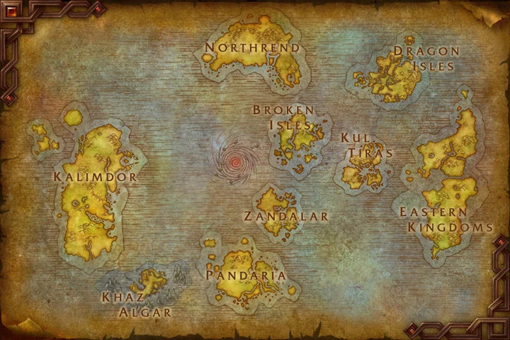 Blizzard Entertainment - Nowa mapa świata WoW-a pokazała, gdzie znajduje się rejon z The War Within. Azeroth zaczyna wyglądać absurdalnie - wiadomość - 2024-07-18