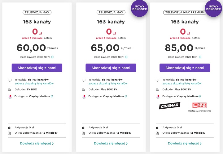 Play i UPC z nowymi, tańszymi pakietami Internetu i telewizji; niestety mogło być lepiej - ilustracja #1