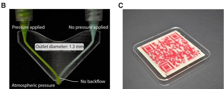 Technologia druku żywności w 3D. | Źródło: SUTD - A gdyby tak zjeść kod QR po jego użyciu? Naukowcy z Singapuru pracują nad nowymi zastosowaniami druku 3D - wiadomość - 2024-07-04