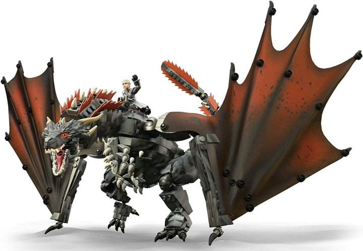 Źródło: MEGA Bloks; materiały promocyjne - Spełnienie marzeń fanów Gry o tron na wyciągnięcie ręki. Daenerys i niemal metrowy model Drogona to zestaw, którym konkurent LEGO zdobędzie niejedno serce - wiadomość - 2024-07-04