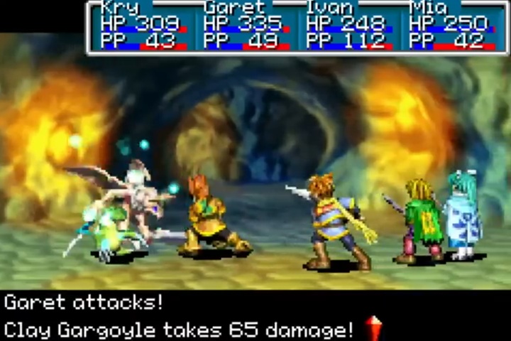 Golden Sun. Źrodło: Kryschnak Longplay / YouTube. - Golden Sun to nie tylko kultowe RPG na GBA, lecz także pokaz możliwości tej konsoli - wiadomość - 2025-03-20