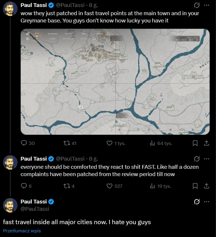 Źródło: Paul Tassi / serwis X.