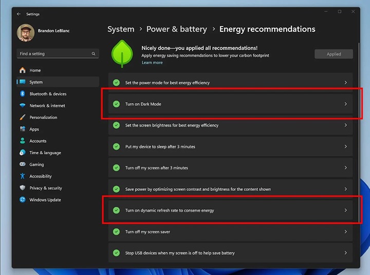 Ta aktualizacja Windowsa pozwoli jeszcze lepiej oszczędzać baterię - ilustracja #1