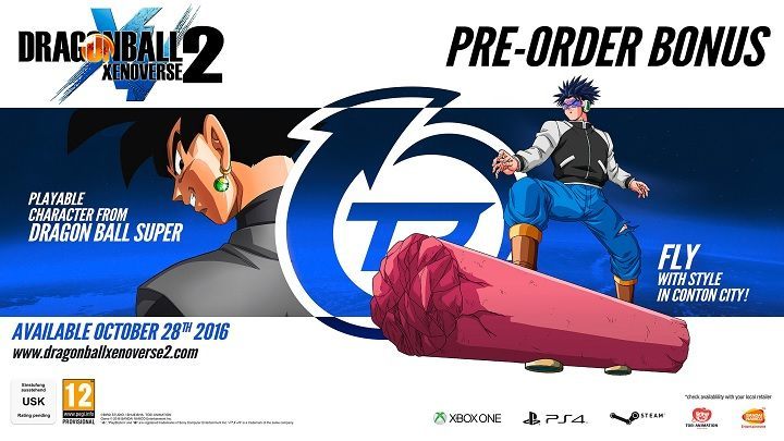 Bonusy za zamówienie przedpremierowe przemówią do fanów zarówno pierwszej, jak i najnowszej serii anime. - Dragon Ball: Xenoverse 2 - zawartość edycji specjalnych oraz bonusy przedpremierowe - wiadomość - 2016-07-07