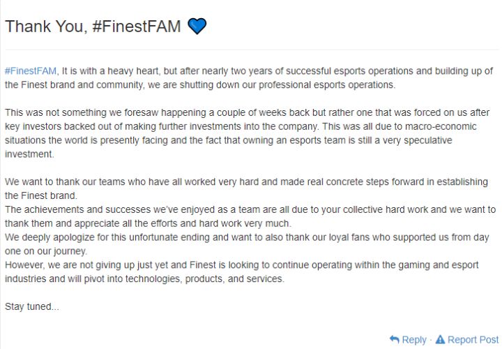 10 mln USD na rozwój i koniec po pół roku; dwaj polscy gracze CSGO tracą zespół - ilustracja #1