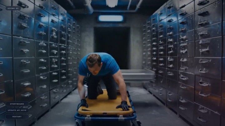 Samotrzymająca się latarka i latająca szuflada... Źródło: Matt Shumer, X - „Gorączkowy sen” i najgorszy FPS jakiego zobaczycie. Gracze nie mogą przestać nabijać się z „wspaniałej” przyszłości gier AI - wiadomość - 2025-10-28