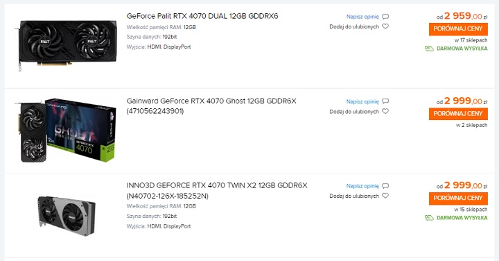 RTX 4070 tanieje niemal od razu po premierze - ilustracja #1