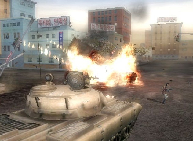 Mercenaries: Playground of Destruction. Źródło: Pandemic Studios / Electronic Arts.