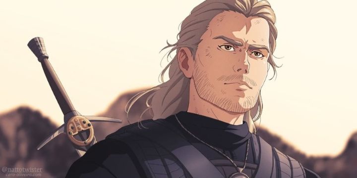 Wiedźmin w wersji anime wygląda świetnie; zobaczcie piękne kadry - ilustracja #1