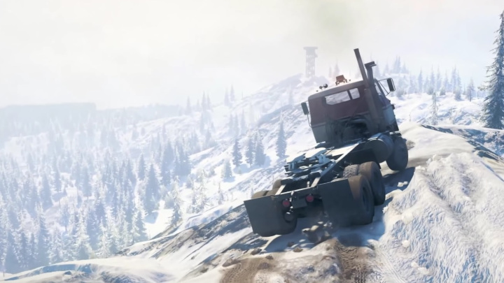 Śnieżne krajobrazy nie będą niczym nadzwyczajnym w SnowRunnerze. - MudRunner 2 to od teraz SnowRunner - zwiastun kontynuacji symulatora ciężarówki - wiadomość - 2019-08-21