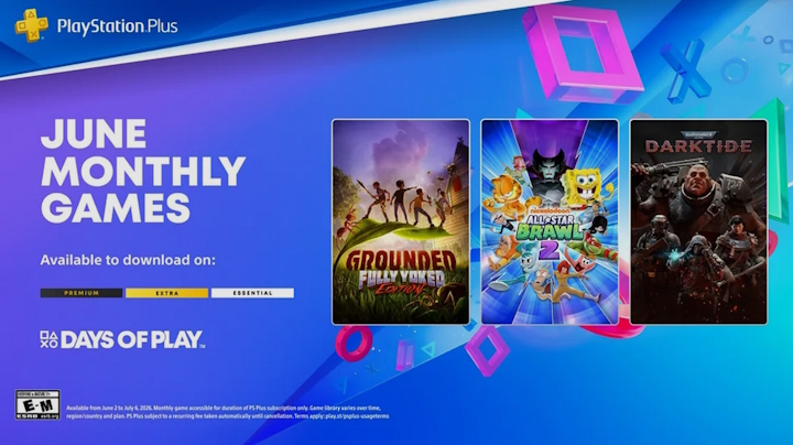 Źródło: PlayStation - PS Plus na czerwiec 2026: Sony oficjalnie ujawniło 3 gry, na czele ze znanym survivalem - wiadomość - 2026-05-26