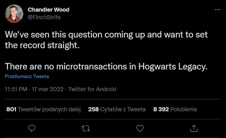 Gracze podekscytowani Hogwarts Legacy; mapa wygląda na sporą - ilustracja #3