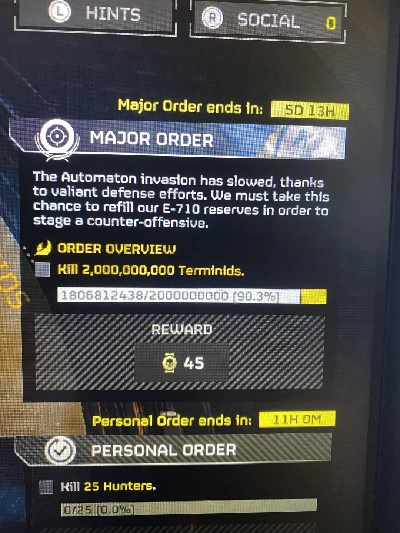 Stan Major Order w nocy z 18 na 19 kwietnia | Źródło: Reddit/pastrami_on_ass