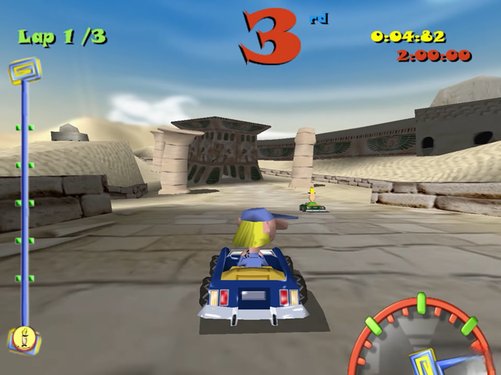 ToonCar. Źródło: No Commentary Gameplays / YouTube. - Click! przepraszał i naprawiał tę grę patchem. ToonCar przysporzył mi pierwszych siwych włosów - wiadomość - 2025-07-19