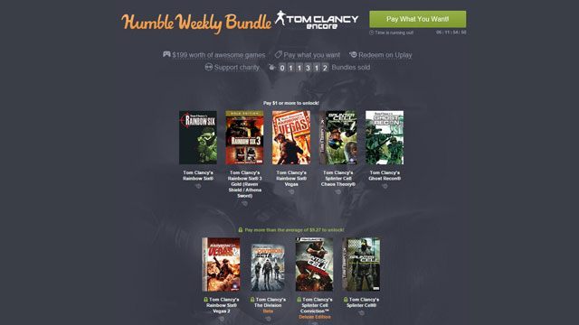 Promocja potrwa do 14 stycznia. - Serie Splinter Cell, Rainbow Six, Ghost Recon i beta The Division w nowej promocji Humble Bundle - wiadomość - 2016-01-08