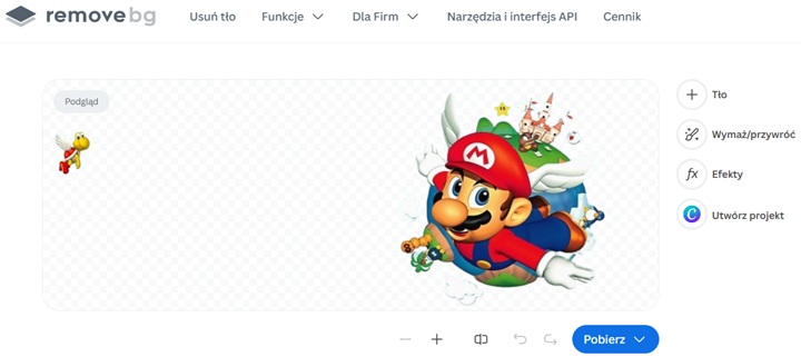 Remove.bg ogranicza rozmiar obrazków w darmowej wersji. Źródło: własne. - Usuwanie tła ze zdjęcia na komputerze i telefonie - pokazujemy najprostsze i najlepsze metody - wiadomość - 2025-05-16