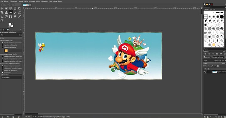 GIMP i inne programy graficzne pozwalają nam ręcznie wyciąć obiekt z tła. Źródło: własne. - Usuwanie tła ze zdjęcia na komputerze i telefonie - pokazujemy najprostsze i najlepsze metody - wiadomość - 2025-05-16