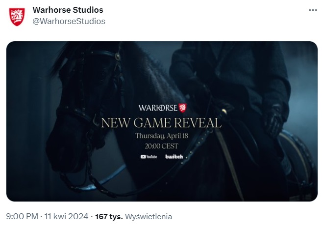 Źródło: Warhorse Studios / X.