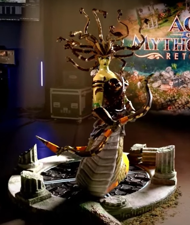 Model Meduzy z Age of Mythology: Retold. Źródło: World's Edge.