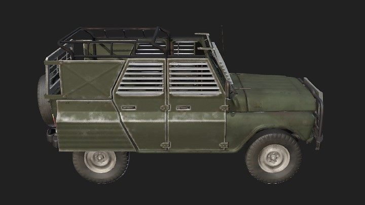 Zdjęcie modelu auta z witryny skin-tracker.com - PUBG – system jaskiń na Savage, zapowiedź wyboru mapy i pancerny UAZ w evencie Metal Rain [Aktualizacja] - wiadomość - 2018-04-20