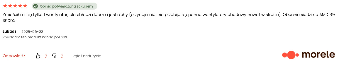 Opinie na temat coolera Scythe Mugen 6 Dual Fan - Czy warto? Chłodzenie procesora Scythe Mugen 6 Dual Fan Black Edition za 134 zł. Testy i opinie - wiadomość - 2026-10-17