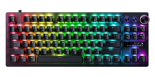 Pokrętło umieszczone w górnym prawym rogu jest w pełni programowalne – da się je również wcisnąć, a tym samym potraktować jak kolejny klawisz. - Ta klawiatura jest tak szybka, że niemal wyprzedza myśli gracza. Odkryj magię analogowych przełączników - wiadomość - 2024-07-11