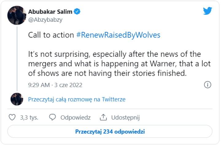 Wychowane przez wilki anulowane przez HBO Max po 2. sezonach - ilustracja #1