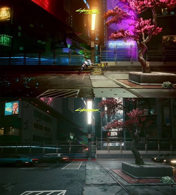 Fani Cyberpunka wspominają wspólne lokacje z gry i anime. Jest ich mnóstwo - ilustracja #1