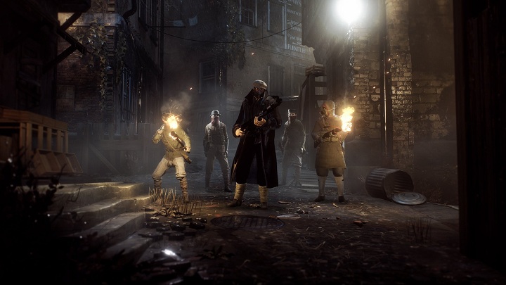 Ci panowie jeszcze nie wiedzą, że wampirom niestraszna broń palna. Albo i straszna, jeśli mowa o krwipijcy, którym targają wyrzuty sumienia… - Wszystko o Vampyr (patche, Story Mode i Hardcore Mode, wymagania) - Akt. #8 - wiadomość - 2018-09-27