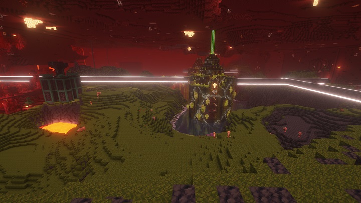 Gracz Minecrafta przemienił Nether w zieloną dolinę; to efekt 2 lat pracy - ilustracja #2