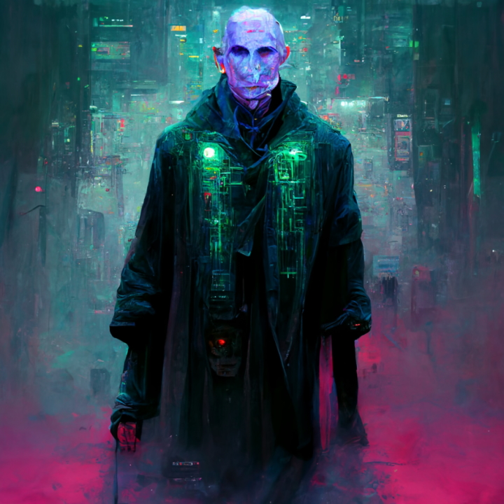 Harry Potter z pomocą AI przeniósł się do cyberpunkowego świata - ilustracja #2