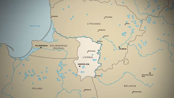 Mapa nowego obszaru.