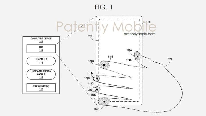 Opis nowej funkcji wykorzystującej tył smartfonu jako panel dotykowy. Źródło: Patently Apple - Smartfony Google Pixel z podwójnym dotykiem; patent mówi o sterowaniu gestami z tyłu urządzenia - wiadomość - 2025-04-11