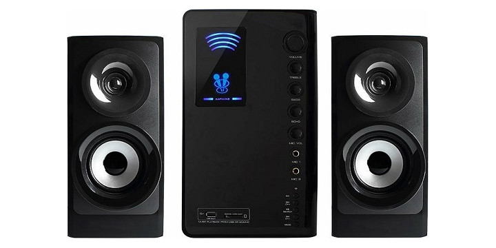 Głośniki Tracer Tumba 2.1 Bluetooth cierpią na bolączkę niemal wszystkich budżetowych modeli, czyli niedokładne spasowanie elementów obudowy. Źródło: Tracer - Komputerowe głośniki z subwooferem, Bluetooth i radiem. Zapewnij sobie tani i przyzwoity odsłuch, gdy zawiodą słuchawki - wiadomość - 2025-03-23