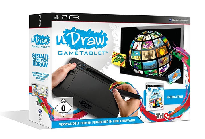 uDraw GameTablet w wersji dla PlayStation 3. Źródło: Archiwum Allegro. - Pomysłowy, ale nikomu niepotrzebny. uDraw GameTablet był jednym z gwoździ do trumny firmy THQ - wiadomość - 2025-04-11