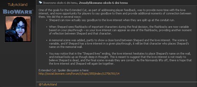 BioWare komentuje zakończenie Mass Effect 3 - ilustracja #2