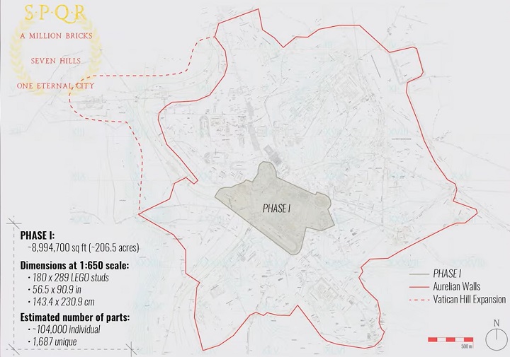 Fan LEGO buduje cały starożytny Rzym z klocków. Wykorzystał ich już 100 tysięcy - ilustracja #2
