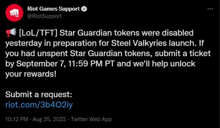 Riot pomoże Ci wymienić tokeny Star Guardian na nagrody - ilustracja #1