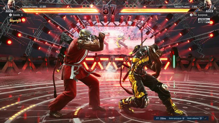 Tutaj przykład walki z graczem z Oceanii. 2 kreski połączenia, 250 ms… a dało się w normalnych warunkach rozegrać pojedynek.