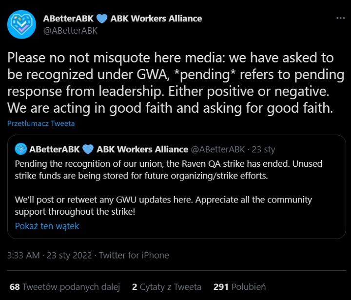 Strajk w Raven Software dobiegł końca - ilustracja #1