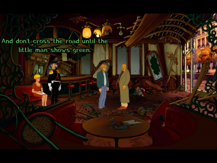 Broken Sword: The Shadow of the Templars. Revolution Software / Virgin Interactive Entertainment 1996 - Broken Sword rzucał gracza w sam środek konfliktu templariuszy z asasynami i zrywał z męczącym „polowaniem na piksele” - wiadomość - 2024-09-28