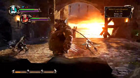 Dante's Inferno: Trials of St. Lucia gameplay