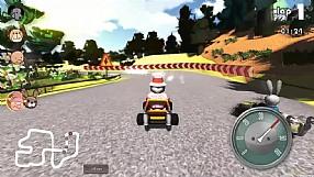 Teddy Floppy Ear: The Race gameplay wersji angielskiej