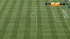 FIFA 13 gry treningowe - podanie górą - poziom złoty